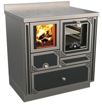 Holzherd Rizzoli - Serie RVI mit Backofen - RVI 80 - 8 kW - Epoka