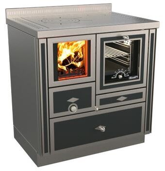 Holzherd Rizzoli - Serie RVI mit Backofen - RVI 80 - 8 kW - Epoka