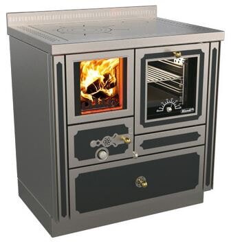 Holzherd Rizzoli - Serie RVI mit Backofen - RVI 80 - 8 kW - Epoka