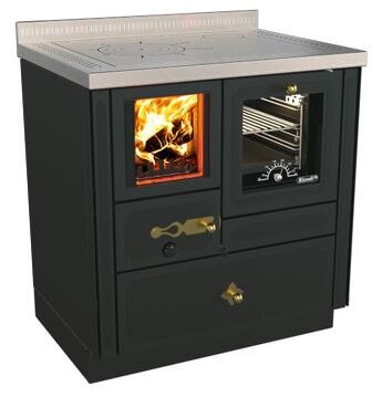 Holzherd Rizzoli - Serie RVI mit Backofen - RVI 80 - 8 kW - Epoka