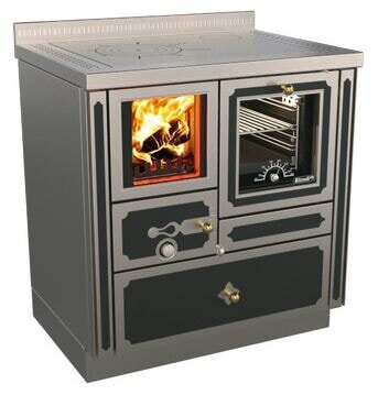 Holzherd Rizzoli - Serie RVI mit Backofen - RVI 80 - 8 kW - Epoka