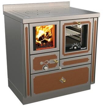 Holzherd Rizzoli - Serie RVI mit Backofen - RVI 80 - 8 kW - Epoka