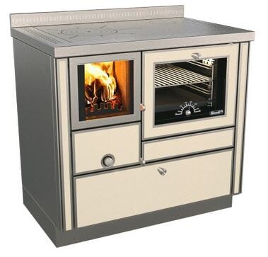 Holzherd Rizzoli - Serie RVI mit Backofen - RVI 90 - 8 kW - Variant