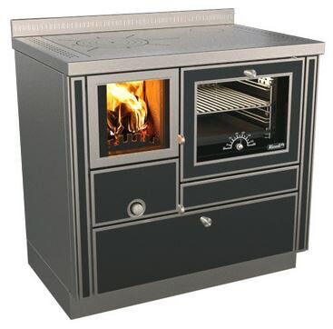 Holzherd Rizzoli - Serie RVI mit Backofen - RVI 90 - 8 kW - Variant