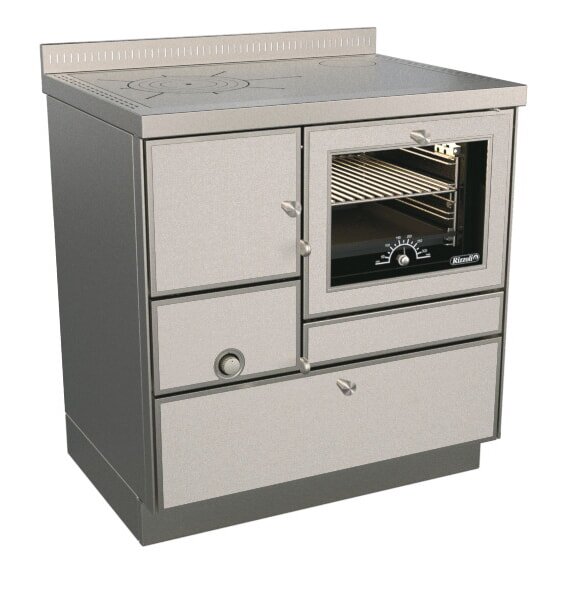 Holzherd Rizzoli - Serie RVI mit Backofen - RVI 90 - 8 kW - Variant