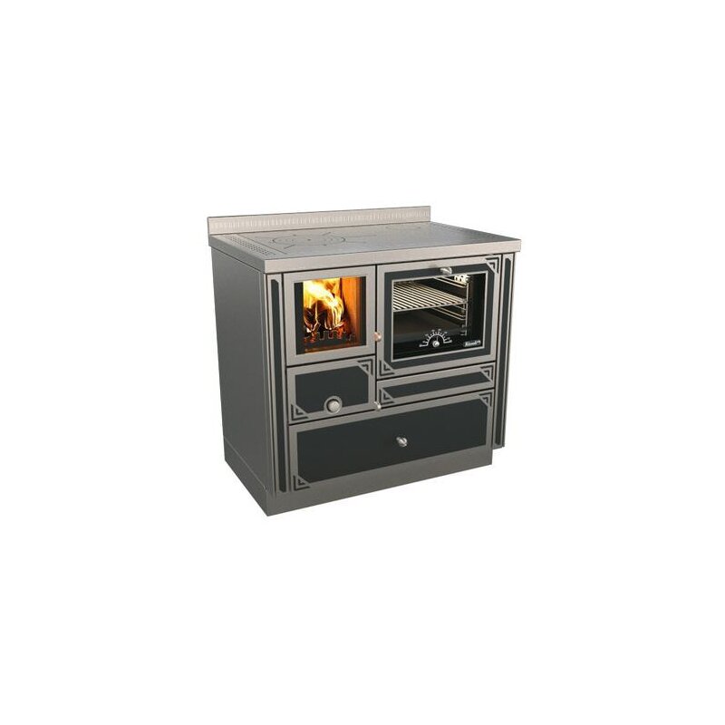 Holzherd Rizzoli - Serie RVI mit Backofen - RVI 90 - 8 kW - Epoka