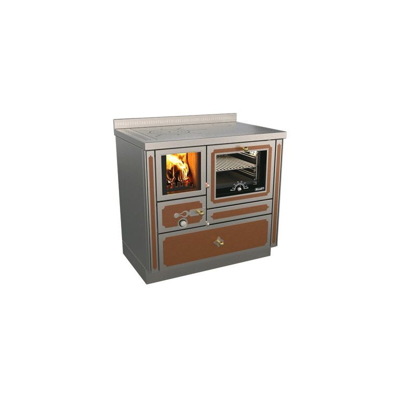 Holzherd Rizzoli - Serie RVI mit Backofen - RVI 90 - 8 kW - Epoka