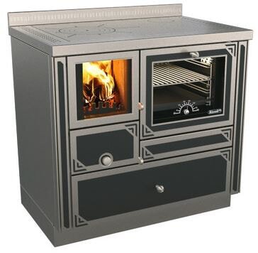 Holzherd Rizzoli - Serie RVI mit Backofen - RVI 90 - 8 kW - Epoka