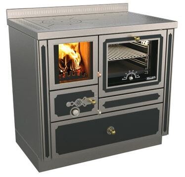 Holzherd Rizzoli - Serie RVI mit Backofen - RVI 90 - 8 kW - Epoka