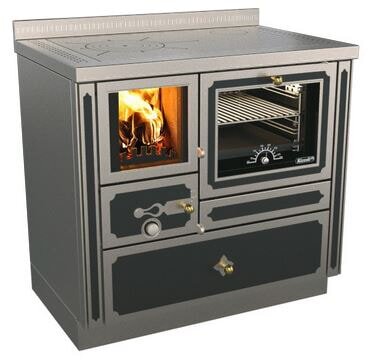 Holzherd Rizzoli - Serie RVI mit Backofen - RVI 90 - 8 kW - Epoka