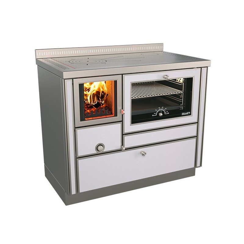 Holzherd Rizzoli - Serie RVI mit Backofen - RVI 100 - 8  kW - Variant