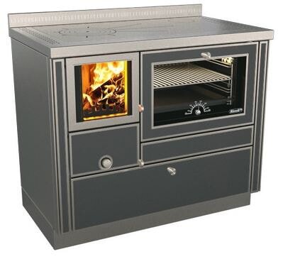 Holzherd Rizzoli - Serie RVI mit Backofen - RVI 100 - 8  kW - Variant