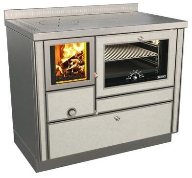 Holzherd Rizzoli - Serie RVI mit Backofen - RVI 100 - 8  kW - Variant