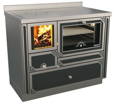 Holzherd Rizzoli - Serie RVI mit Backofen - RVI 100 - 8 kW - Epoka