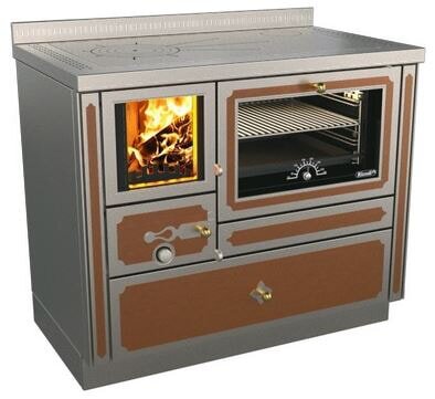 Holzherd Rizzoli - Serie RVI mit Backofen - RVI 100 - 8 kW - Epoka