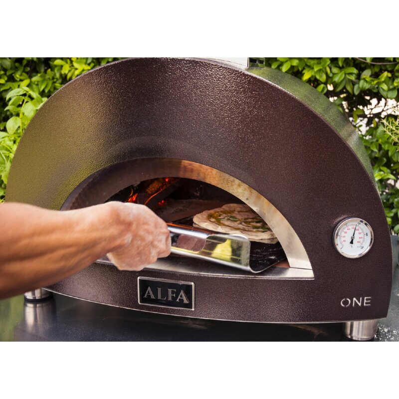 Pizza Holzofen Alfa Forni Moderno - One in Kupfer