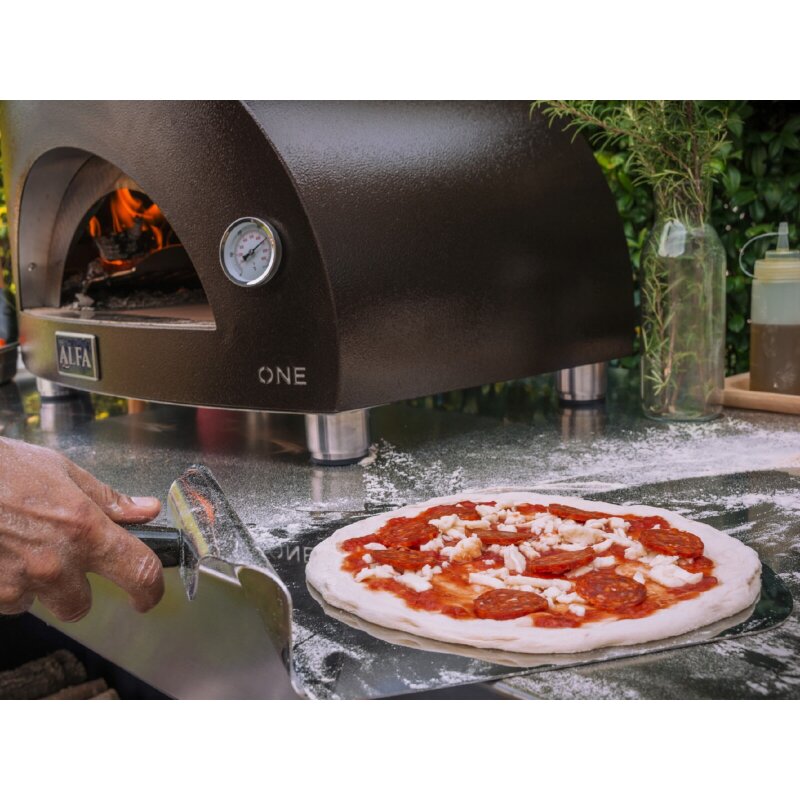 Pizza Holzofen Alfa Forni Moderno - One in Kupfer