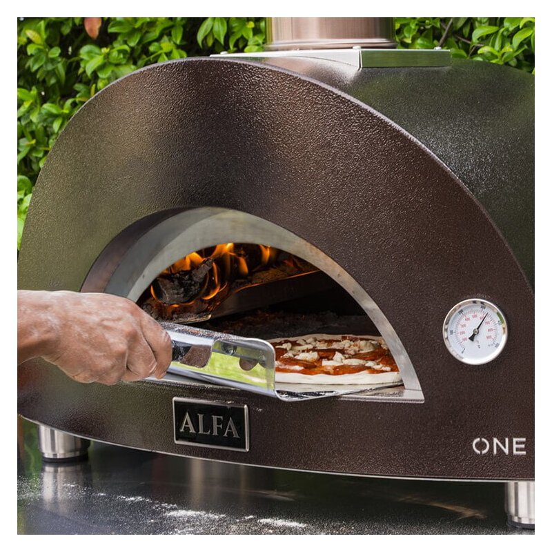 Pizza Holzofen Alfa Forni Moderno - One in Kupfer