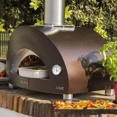 Pizza Holzofen Alfa Forni Moderno - One in Kupfer