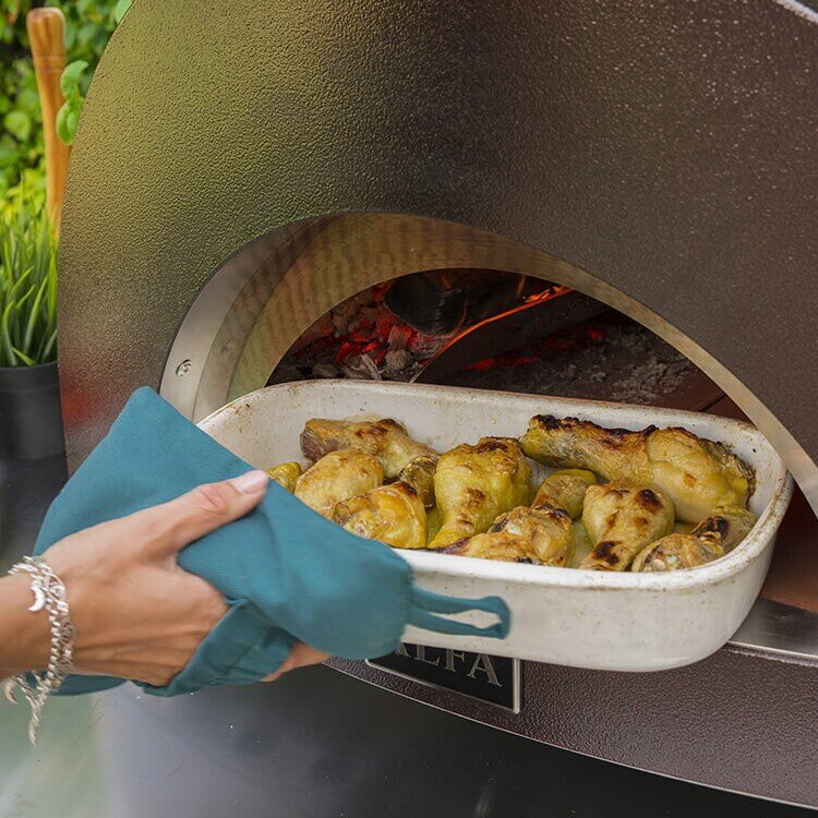 Pizza Holzofen Alfa Forni Moderno - One in Kupfer