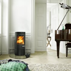 Kaminofen Gussofen Morsoe 7840 mit 275 mm glattem Sockel - 7,3 kW - mit DIBt-Pr&uuml;fung