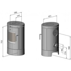 Kaminofen Guss Morsoe 6140 - 5,8 kW