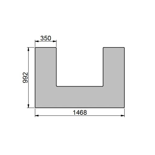 SCAN Vorlegeplatte, Glas, klein für Scan 5004-S (...