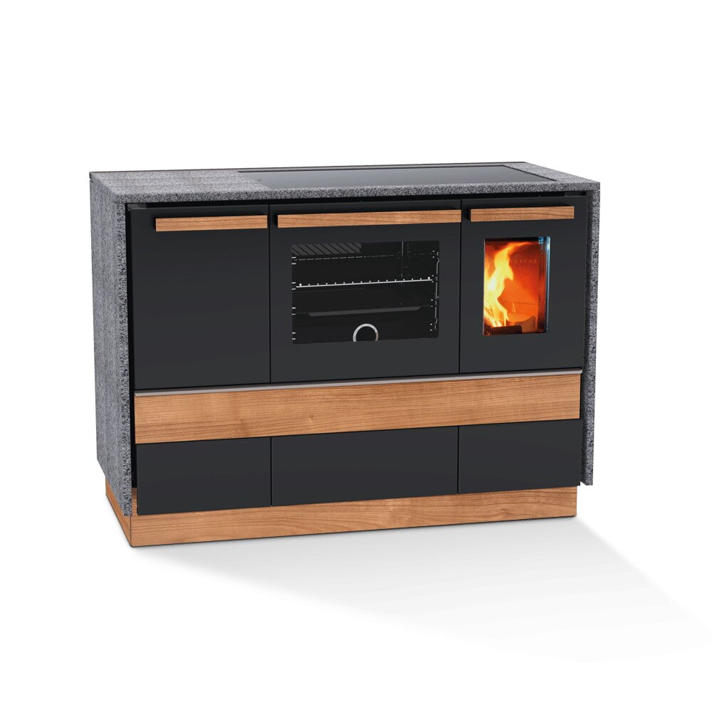 Küchenherd Lohberger Dachstein - Alpin mit Warmhaltefach - 6 kW