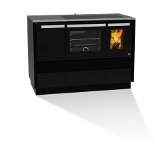 Küchenherd Lohberger Dachstein - Modern mit Warmhaltefach - 6 kW