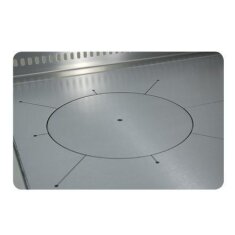 Herdplatte aus Stahl - mit Kochlochdeckel für IZH