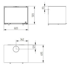 Kaminofen Jydepejsen Zeta Wall - 7,4 kW