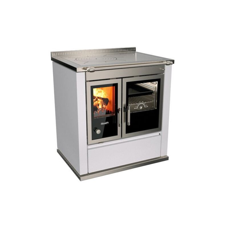 Holzherd Rizzoli - Serie S mit Backofen - S 80 - 10 kW - Moderna