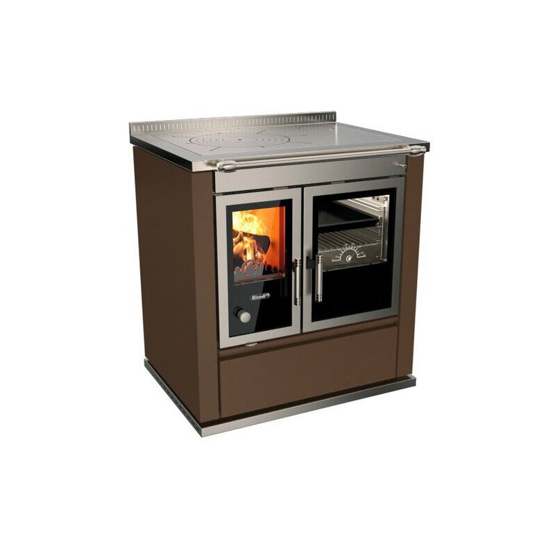 Holzherd Rizzoli - Serie S mit Backofen - S 80 - 9,7 kW - Moderna