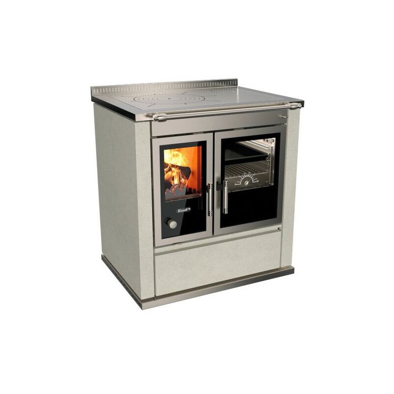 Holzherd Rizzoli - Serie S mit Backofen - S 80 - 9,7 kW - Moderna