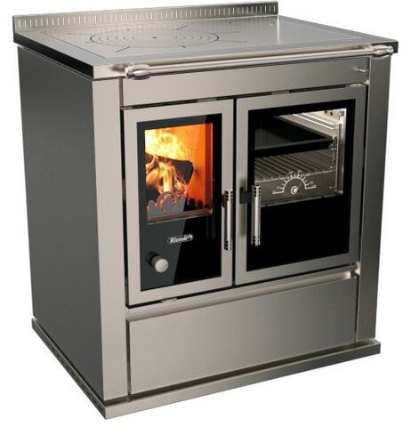 Holzherd Rizzoli - Serie S mit Backofen - S 80 - 10 kW - Moderna