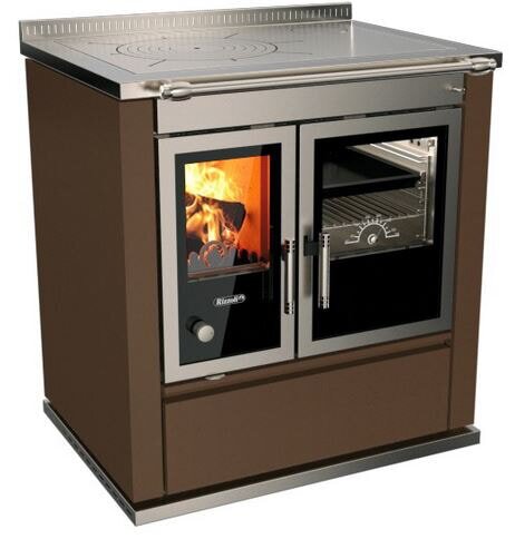 Holzherd Rizzoli - Serie S mit Backofen - S 80 - 9,7 kW - Moderna