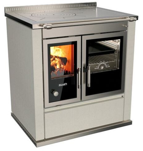 Holzherd Rizzoli - Serie S mit Backofen - S 80 - 9,7 kW - Moderna