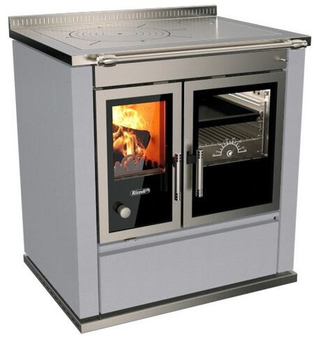 Holzherd Rizzoli - Serie S mit Backofen - S 80 - 9,7 kW - Moderna