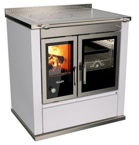 Holzherd Rizzoli - Serie S mit Backofen - S 80 - 9,7 kW - Moderna