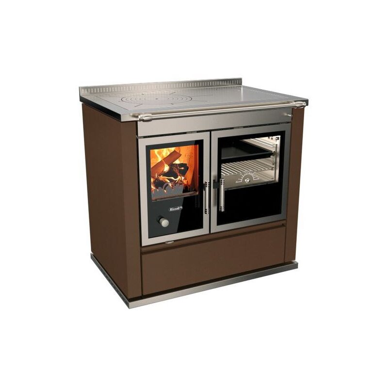 Holzherd Rizzoli - Serie S mit Backofen - S 90 - 9,7 kW - Moderna