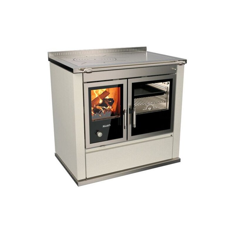 Holzherd Rizzoli - Serie S mit Backofen - S 90 - 9,7 kW - Moderna