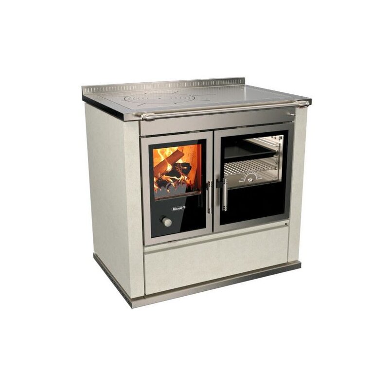 Holzherd Rizzoli - Serie S mit Backofen - S 90 - 9,7 kW - Moderna