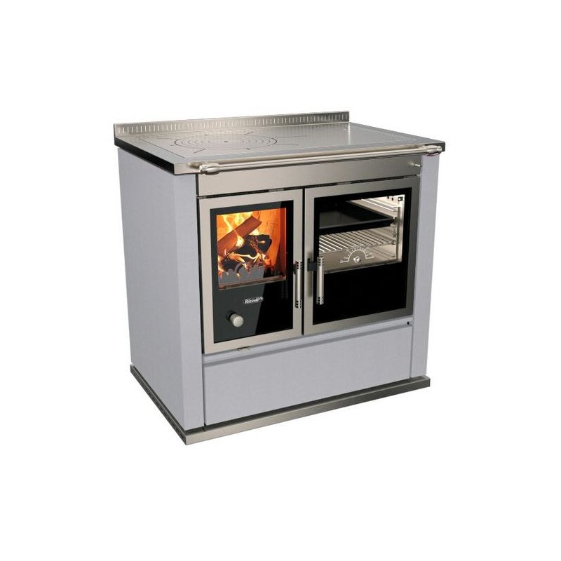 Holzherd Rizzoli - Serie S mit Backofen - S 90 - 9,7 kW - Moderna