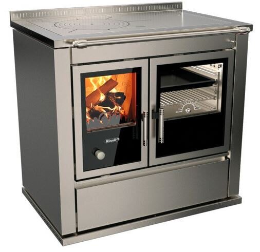 Holzherd Rizzoli - Serie S mit Backofen - S 90 - 10 kW - Moderna