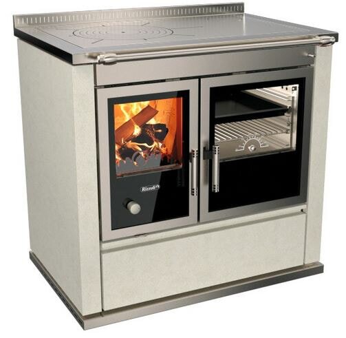 Holzherd Rizzoli - Serie S mit Backofen - S 90 - 10 kW - Moderna