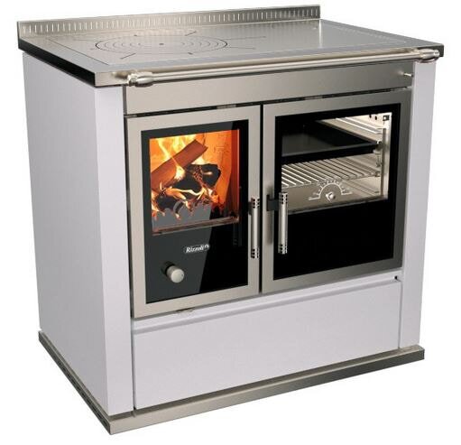 Holzherd Rizzoli - Serie S mit Backofen - S 90 - 10 kW - Moderna