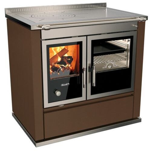 Holzherd Rizzoli - Serie S mit Backofen - S 90 - 9,7 kW - Moderna