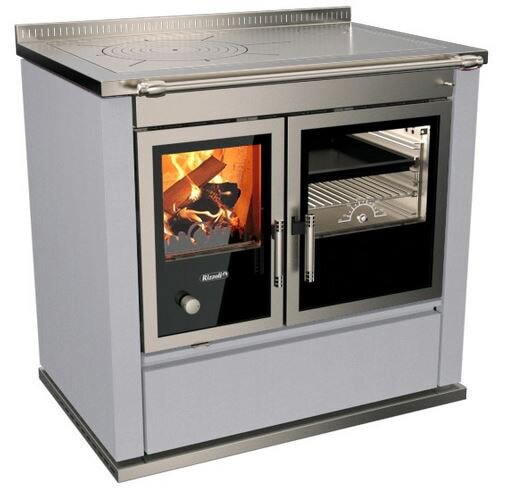 Holzherd Rizzoli - Serie S mit Backofen - S 90 - 9,7 kW - Moderna