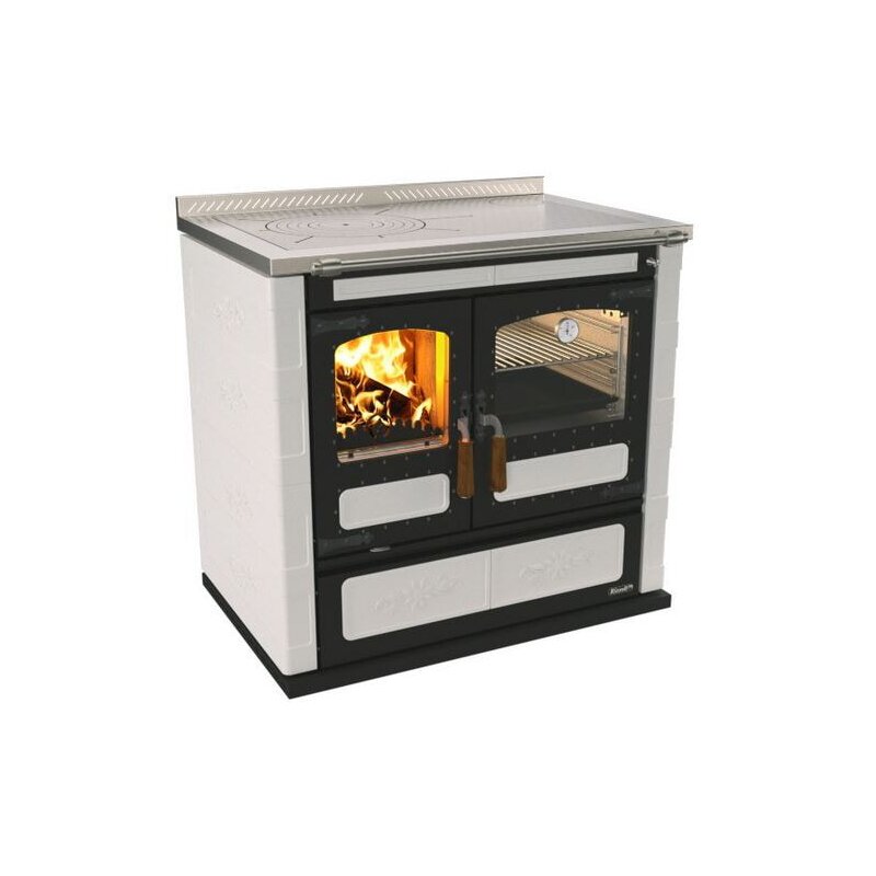 Holzherd Rizzoli - Serie L mit Backofen - L 90 - Rustik - 9,7 kW