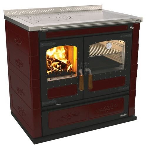 Holzherd Rizzoli - Serie L mit Backofen - L 90 - Rustik - 9,7 kW